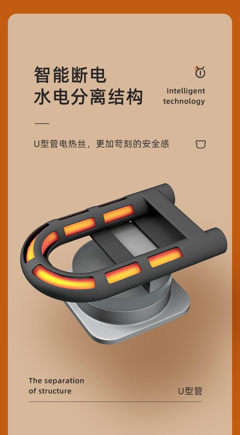 爆款熊头充电热水袋卡通毛绒暖水手宝学生热水袋双插手暖手宝现货详情8