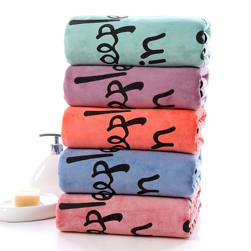 【LOVELY HOME】【 Hold Jia 】 Microfiber printed large bath towel Beach towel manufacturers wholesale adult thickened gifts soft absorbent embroidery logo Application Scenario