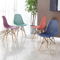 Simple Eames Chair Home backrest stool
