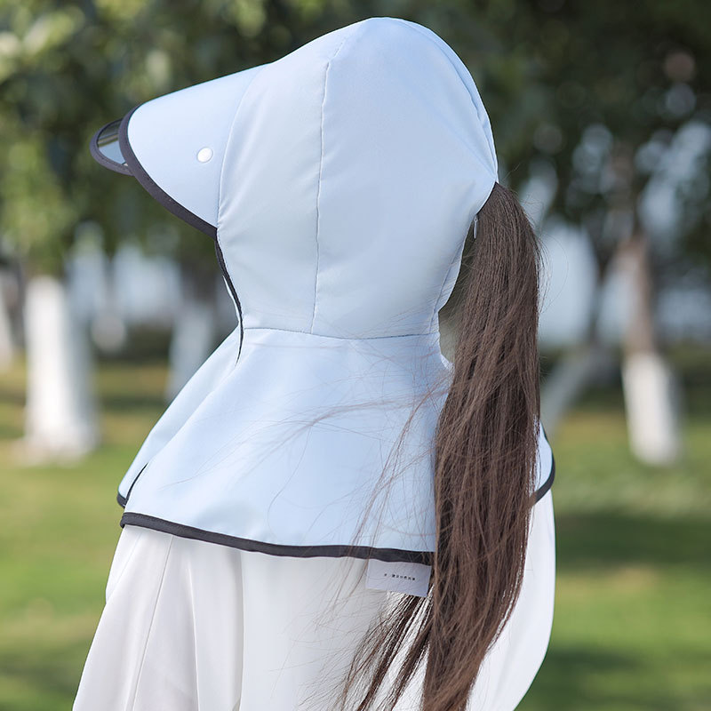 Rotating Lens Sunshade Hat Women's Summer Large Sunblock Shawl Face Picking Tea Hat Outdoor Uv Protection Hat Application Scenario