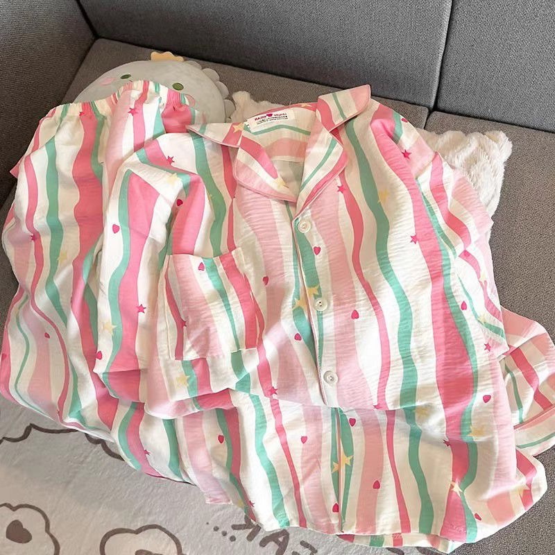 女士家居服实物图
