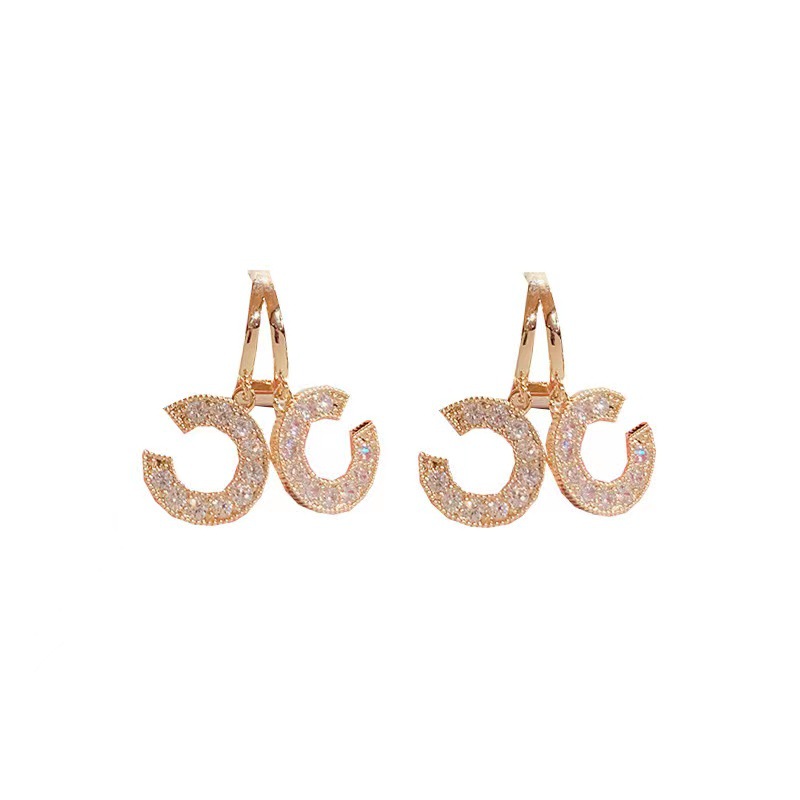 S925 Needle Douyin Fast Hand Live Burst Fashion Earrings Earrings Manufacturers Direct Sales Item Picture