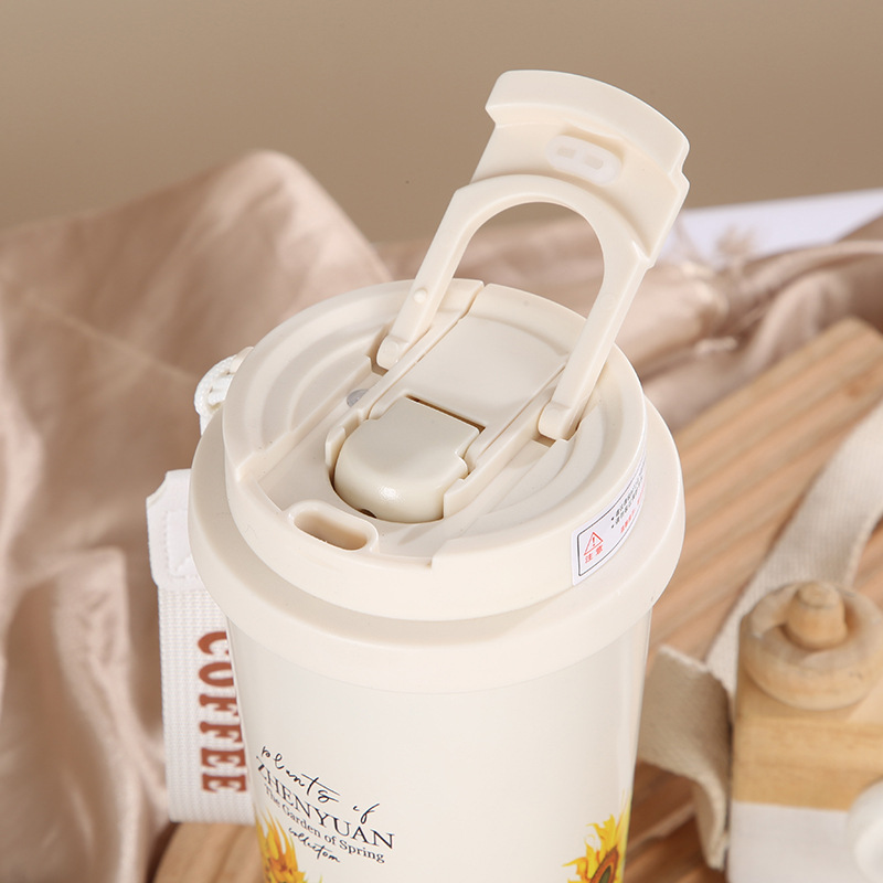 保温杯/水杯/保温壶/水杯保温大容量斜挎/咖啡杯细节图