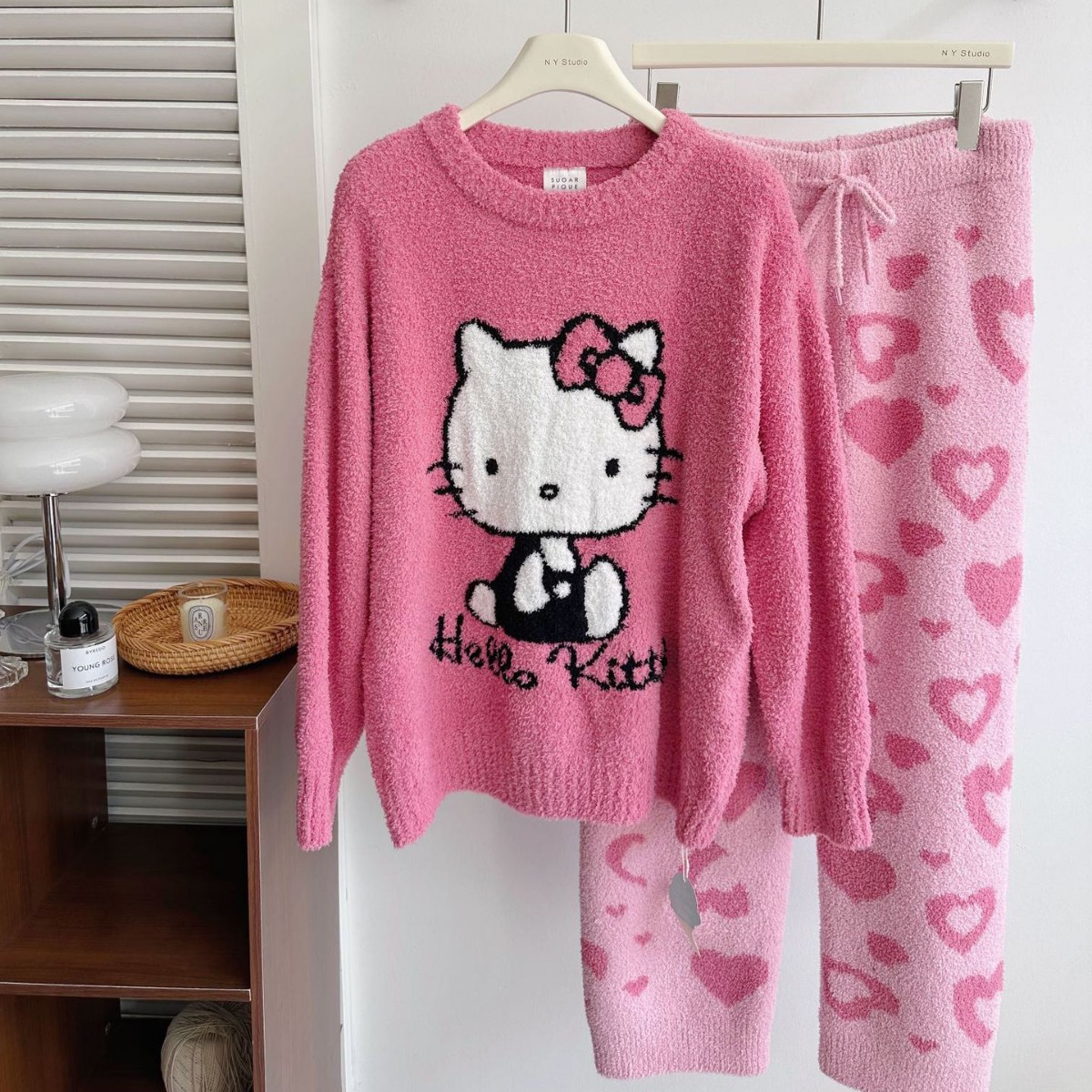 女士家居服实物图