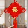 Chinese knot "Xi" character wedding pendants, wedding room decoration, wedding ornaments, bedroom door decorations, "Xi" character wedding items throughout the house details Picture