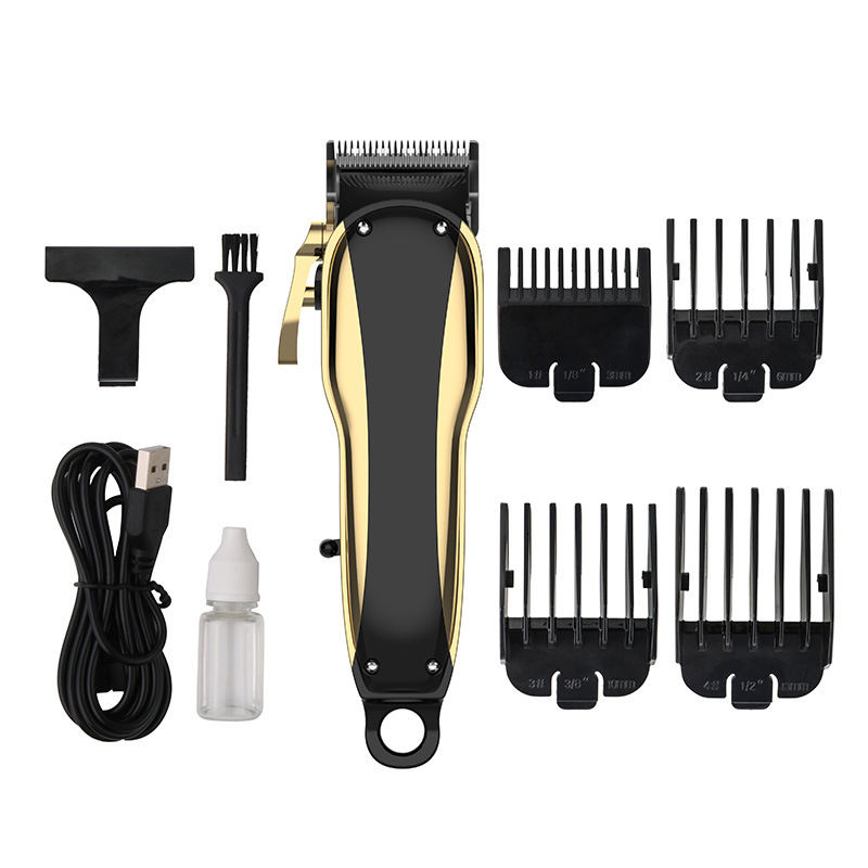 LCD digital display retro electric clippers barbershop rechargeable hair clippers men's professional hair salon fader hair clippers thumbnail