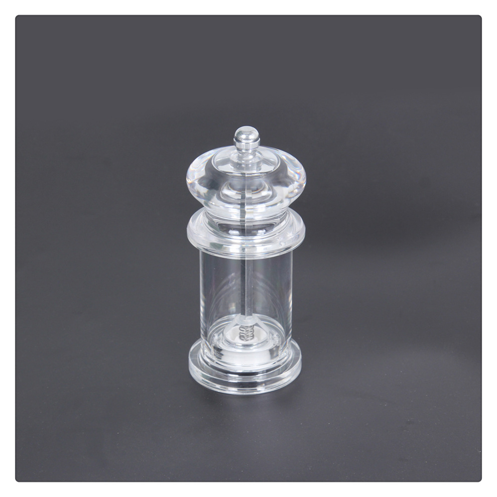 亚克力胡椒研磨器 海盐花椒手动磨粉器 多功能黑胡椒研磨胡椒粉瓶