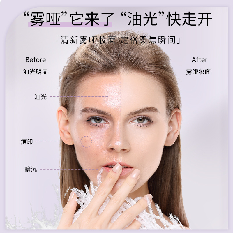 ARTMISS高清待肌定妆蜜粉遮瑕持久散粉定妆粉自然珠光散粉定制详情图2