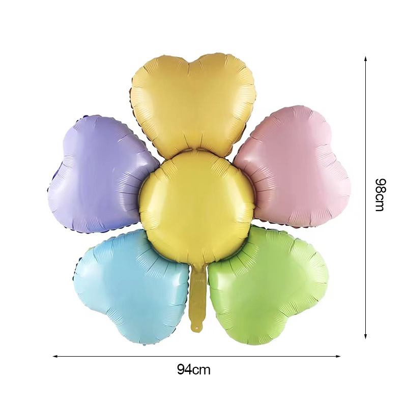 Cross-border floating inflatable flower balloons in the style of Instagram, children's birthday party photo decoration props, ground promotion Item Picture
