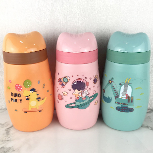 Wholesale of popular export products such as cute water cups, straw cups, mini children's cartoon insulated cups, student water cups and space cups Specification drawing