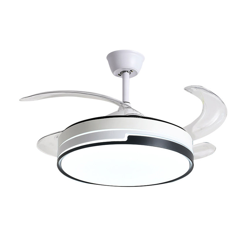 Cross-border restaurant invisible fan light, new simple bedroom integrated electric fan light, smart inverter living room ceiling fan light Application Scenario