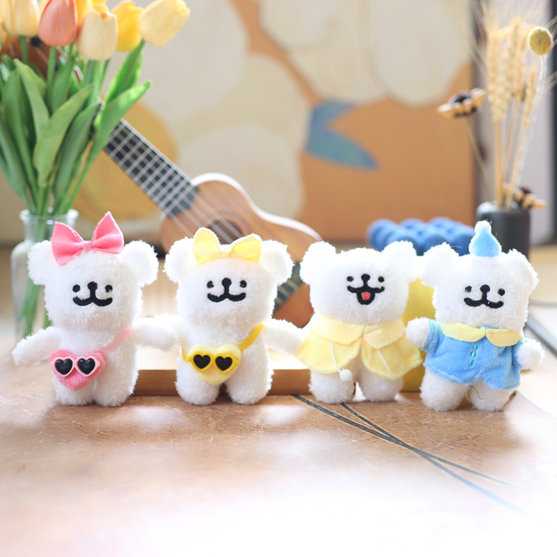 网红可爱萌卡通小狗挂件毛绒玩具公仔小狗包包挂饰钥匙扣娃娃玩偶