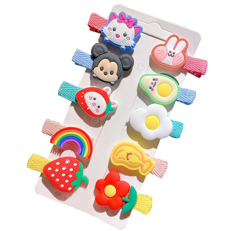 Children's hair clips, baby hair clips, wholesale headwear, girls' grab clips, bb clips, Korean version, cute mini, non-damaging hair accessories Item Picture
