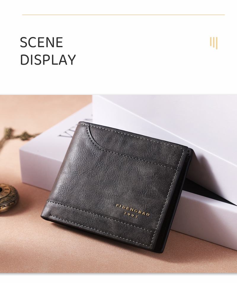 亚马逊热卖男式钱包两折修身零钱包多卡位大容量美金包卡夹wallet详情11