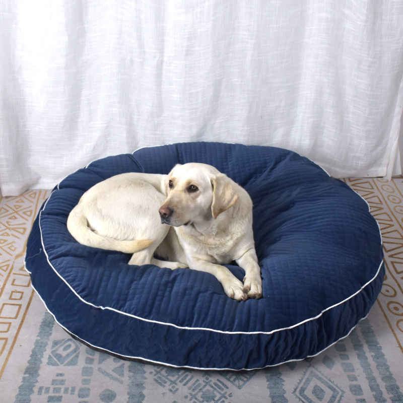 秋冬宠物垫子加厚加绒猫床垫大号保暖狗垫荷兰绒犬猫睡觉垫面包垫