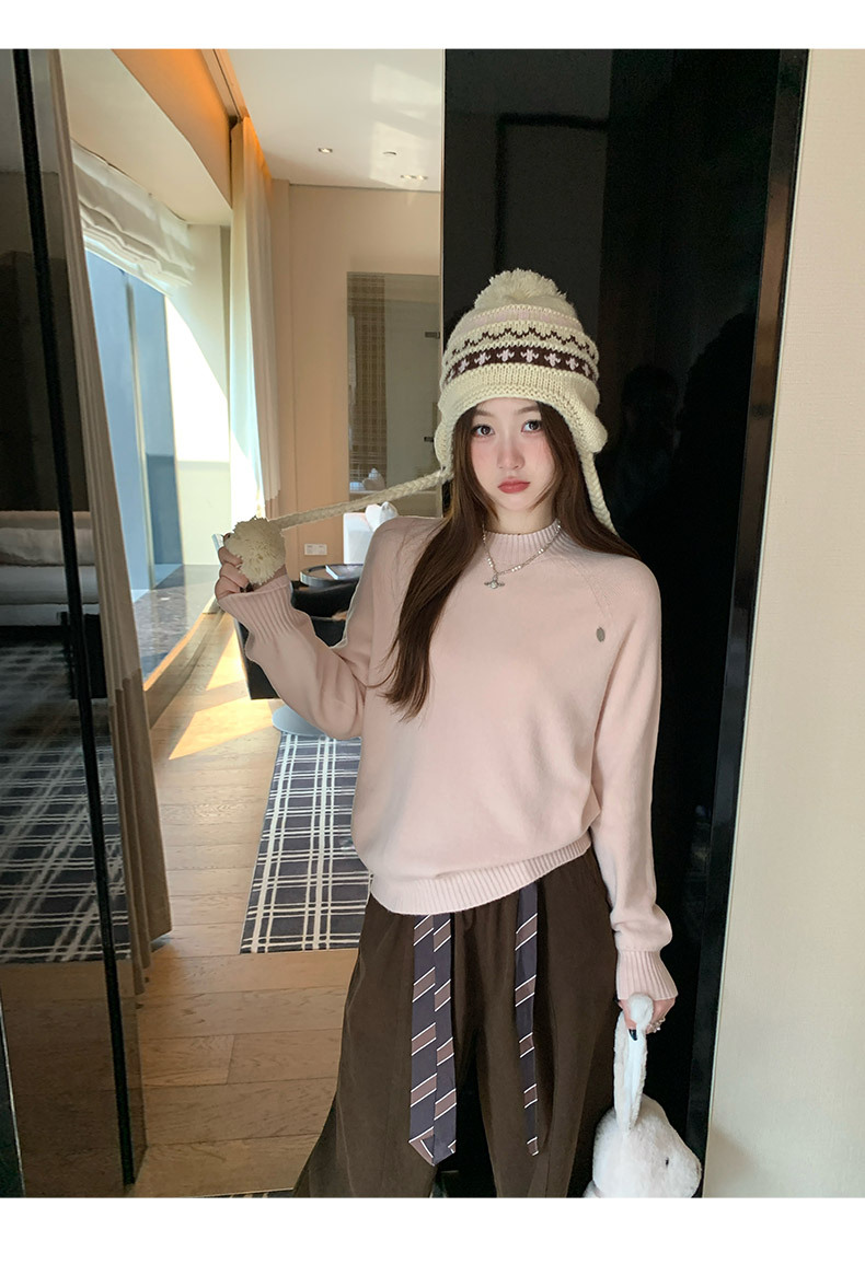 毛衣女秋冬2025新款无缝一体时髦洋气修身百搭显瘦针织上衣详情18