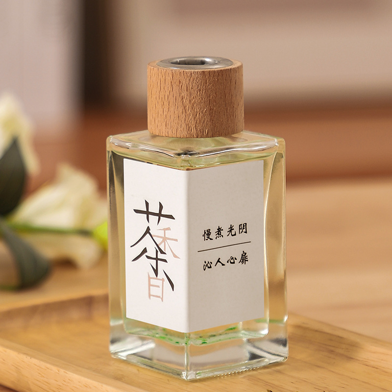 100Ml White Tea Fire Free Aromatherapy Essential Oil Toilet Fragrance Hotel Cane Aromatherapy Air Freshener Deodorant Aromatherapy details Picture