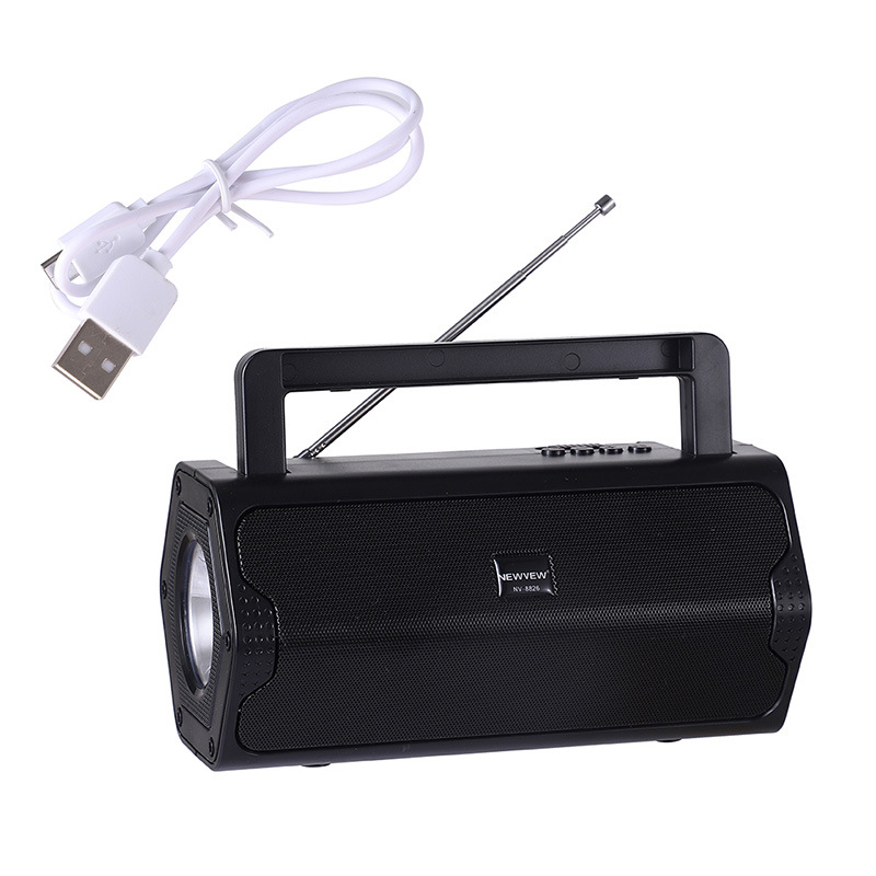 Wireless Bluetooth Speaker With Radio Function Portable Outdoor Square Dance Flashlight Foreign Trade Audio Nv-8826 Application Scenario