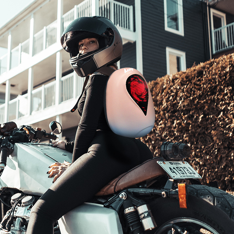 New Backpack Ocean Star Led Cycling Backpack Motorcycle Motorcycle Backpack Sports Personality Diy Knight Backpack