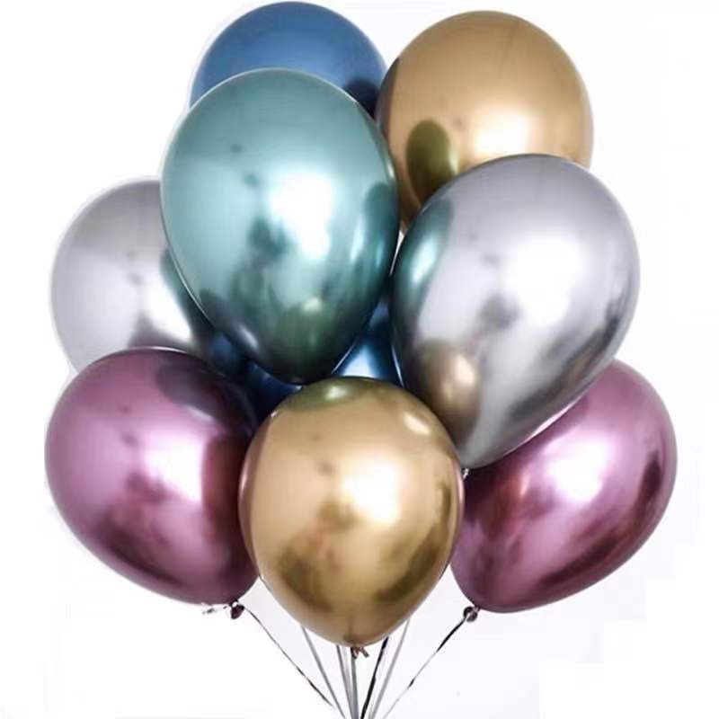 厂家批发12寸金属加厚乳胶气球婚庆婚布置礼成人生日派对装饰气球