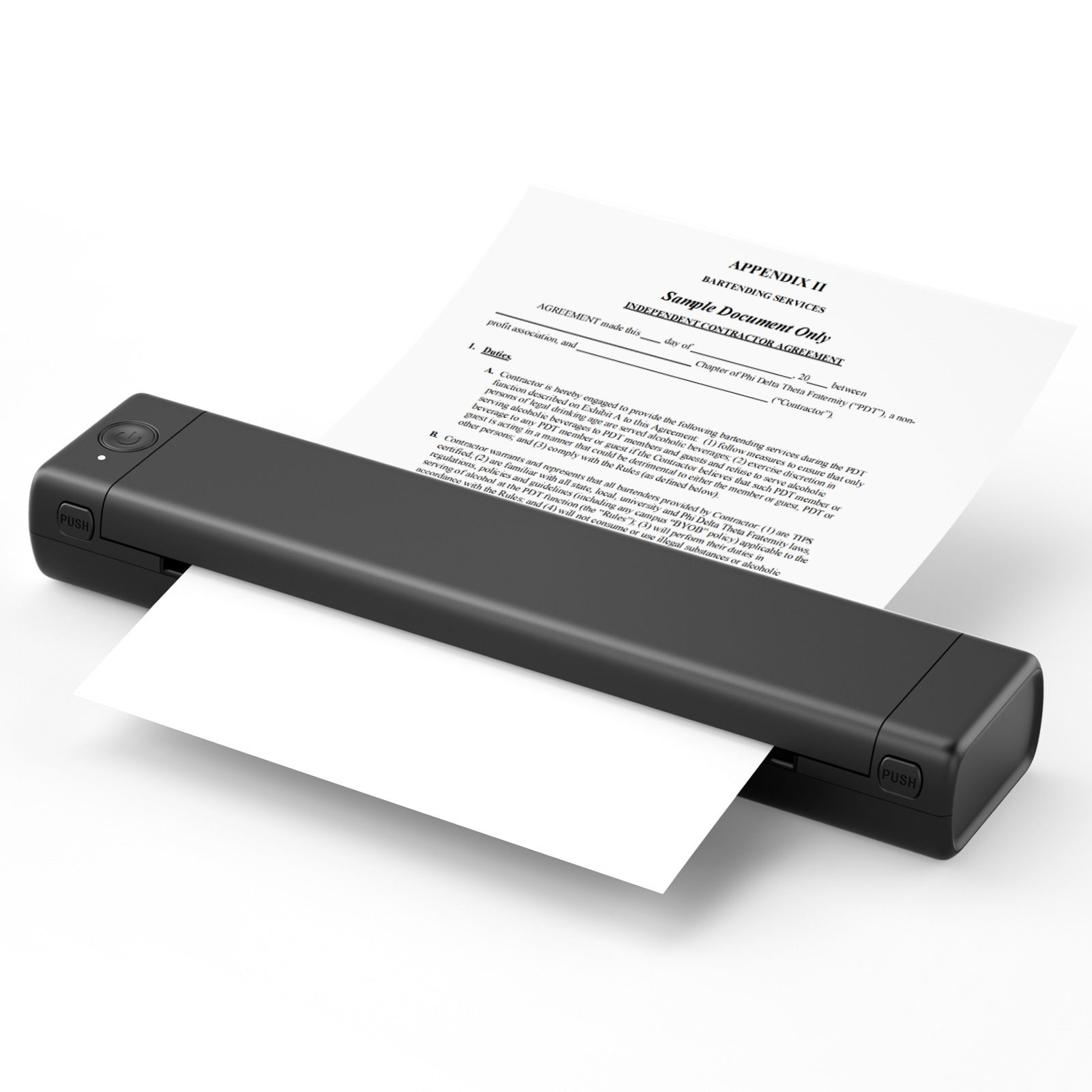 Impresora de error térmica A4 portátil Specification image