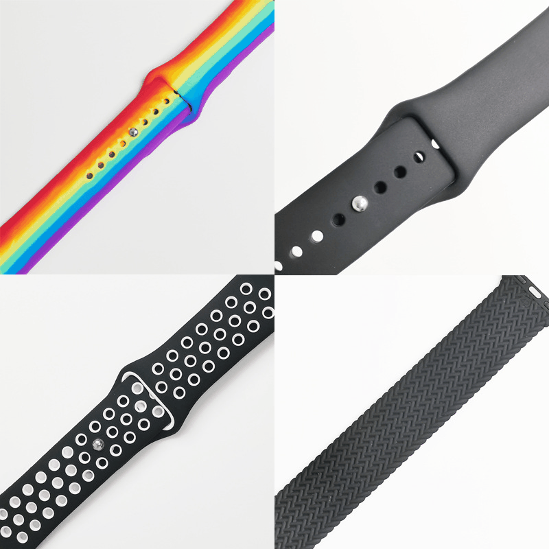 Apple Apple Watch 7654321 generation SE Nike Nike woven solid color watch band silicone