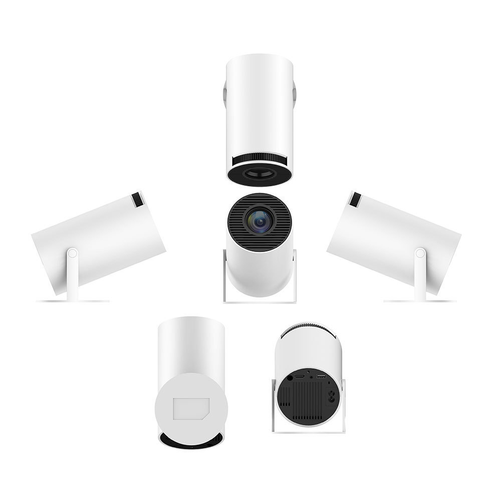 hy300pro projector is a 4K portable LCD ultra-high-definition wireless screen projector for home use, suitable for wall projection in the living room Application Scenario