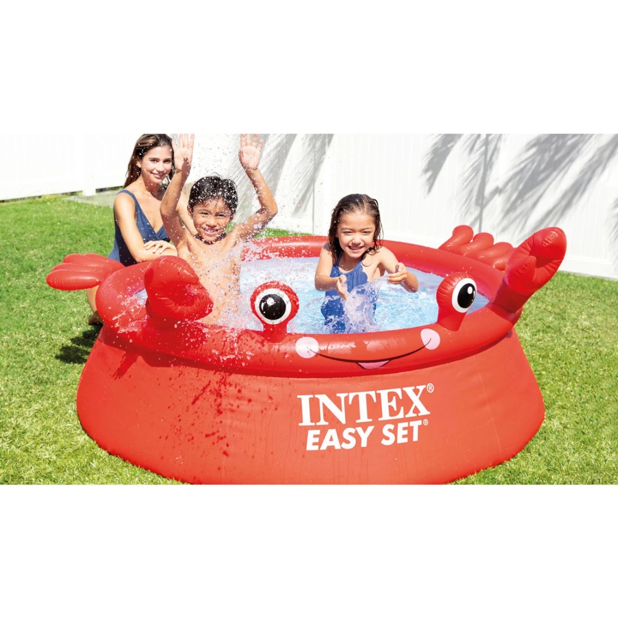 intex 26100 Cross-border 6-foot crab Dish Pool Outdoor Family Swimming Pool Export dish Pool details Picture