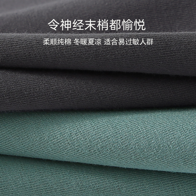 60-count long-staple cotton underwear for men, 260 pounds, large size, wearable men's underwear, breathable graphene antibacterial base, pure cotton Application Scenario