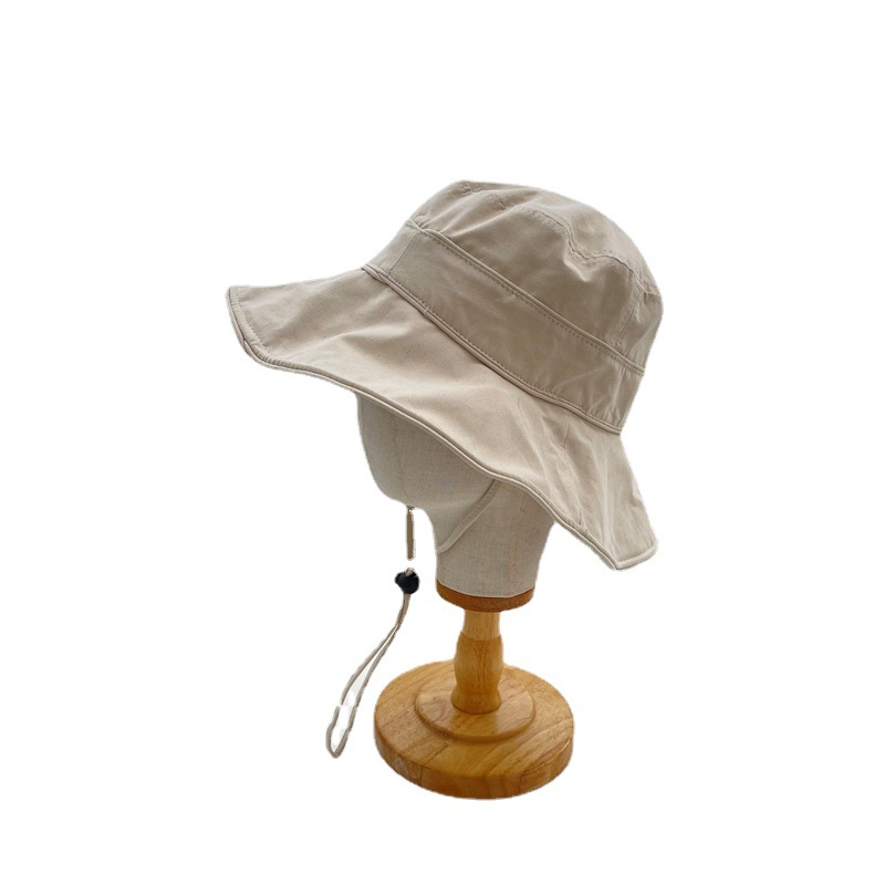 2023 Summer New High Quality South Korean Sunhat Visor Face Fisherman Hat Female Sunscreen Hat Wholesale 01 Item Picture