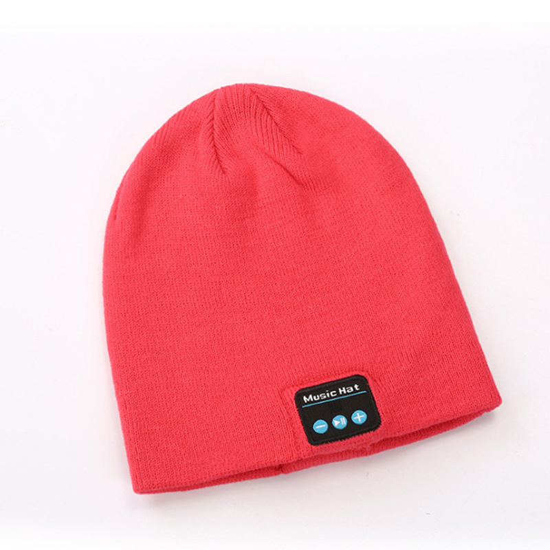 Bluetooth knitted hat for warm music headphones in autumn and winter Item Picture