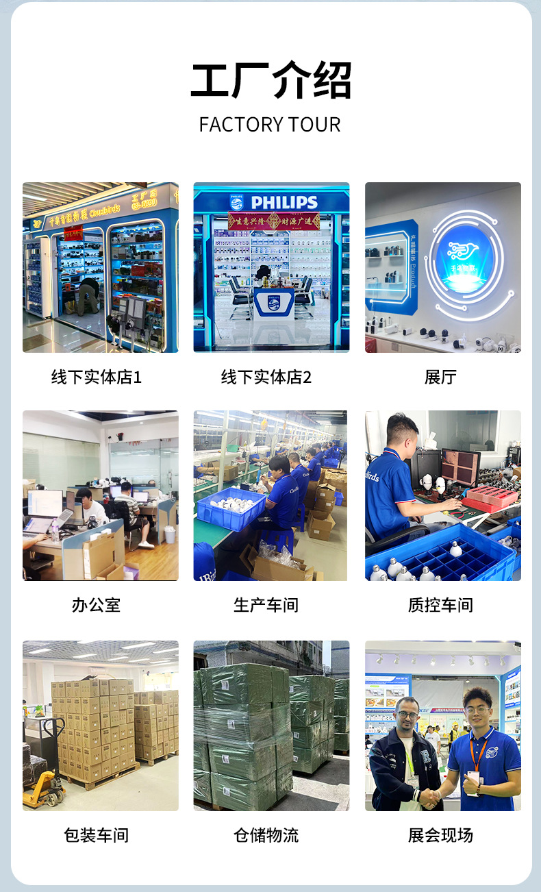 One-click video call, 360-degree panoramic intelligent monitoring, wireless wifi, mobile phone remote with screen, home camera pic 23