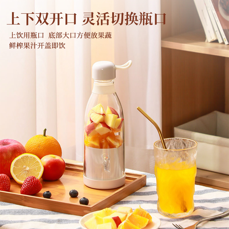 Portable Mini Juicer Wireless Electric Juicer Cup Home Juicer Cup Multi-Functional Juicer Cross-Border Wholesale Application Scenario