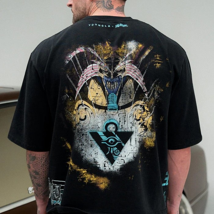 YOUNGLA men's oversized digital direct Print Summer Fitness and sportswear Casual T-shirt Application Scenario