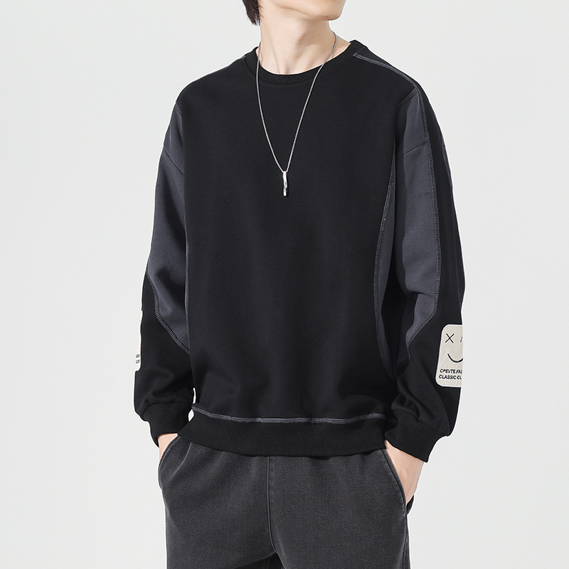 卫衣/男士衣服/T恤/加绒加厚/加厚外套男胖细节图