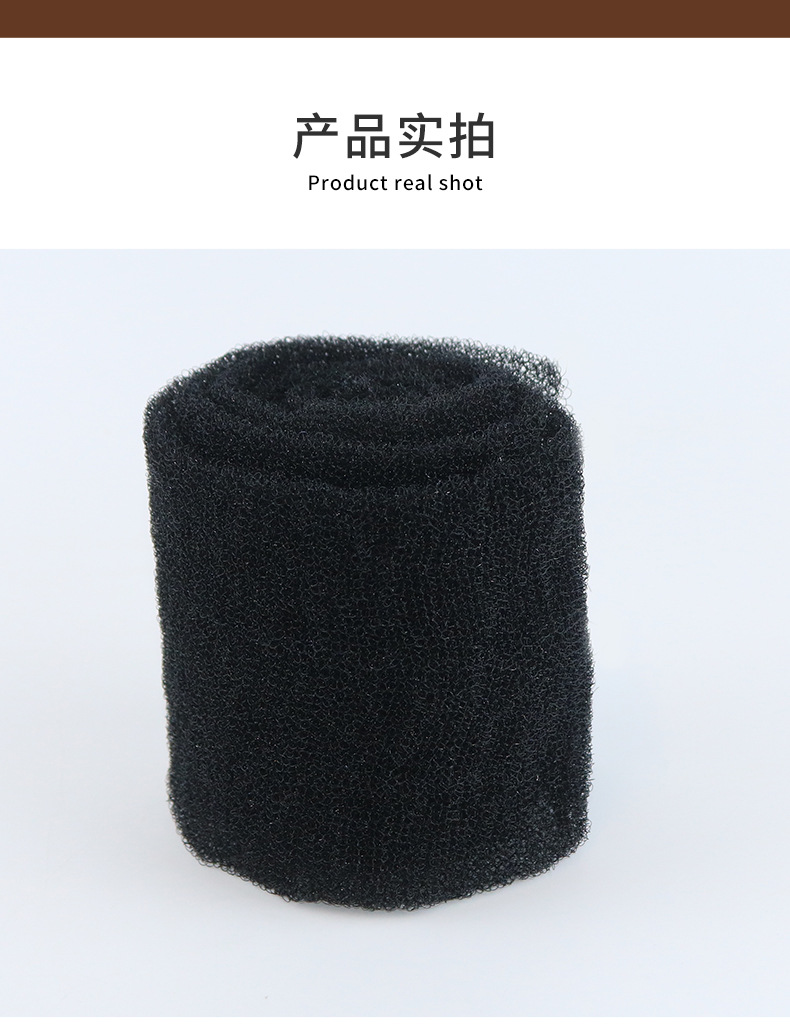 跨境无痕蓬发垫发器丸子头盘发器180cm发垫垫高头顶隐形增高发垫详情8