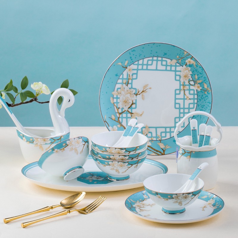 碗碟盘套装实物图