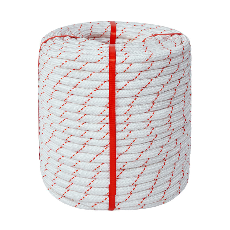 Polypropylene braided rope, safety rope, high-altitude operation binding rope, soft and wear-resistant polypropylene nylon brake binding rope Item Picture