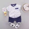 Cross-border children's clothing source manufacturer wholesale summer Korean-style thin infant and toddler sets, cartoon trendy casual two-piece sets Application Scenario