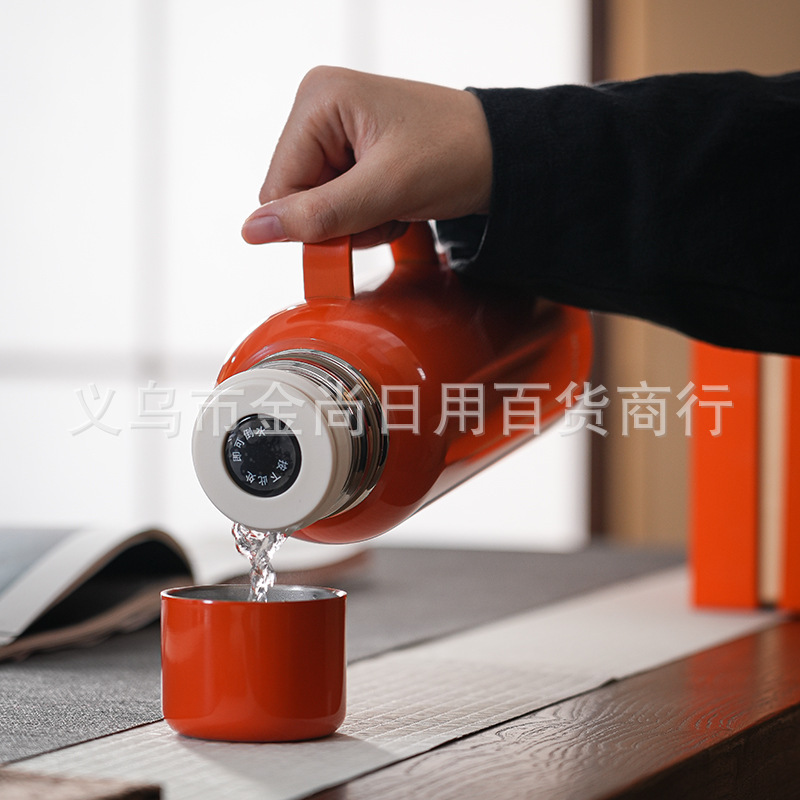 High-end insulated kettles for customers, winter tea brewing smart tea brewing kettle sets, and gift sets for roasting tea around a stove Specification image