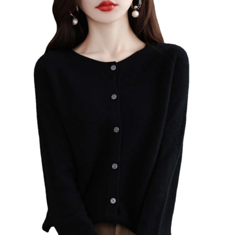 2022 Autumn new first-line ready-to-wear: Cashmere cardigan, sweater, women's wool knitted sweater, women's wool sweater coat Item Picture