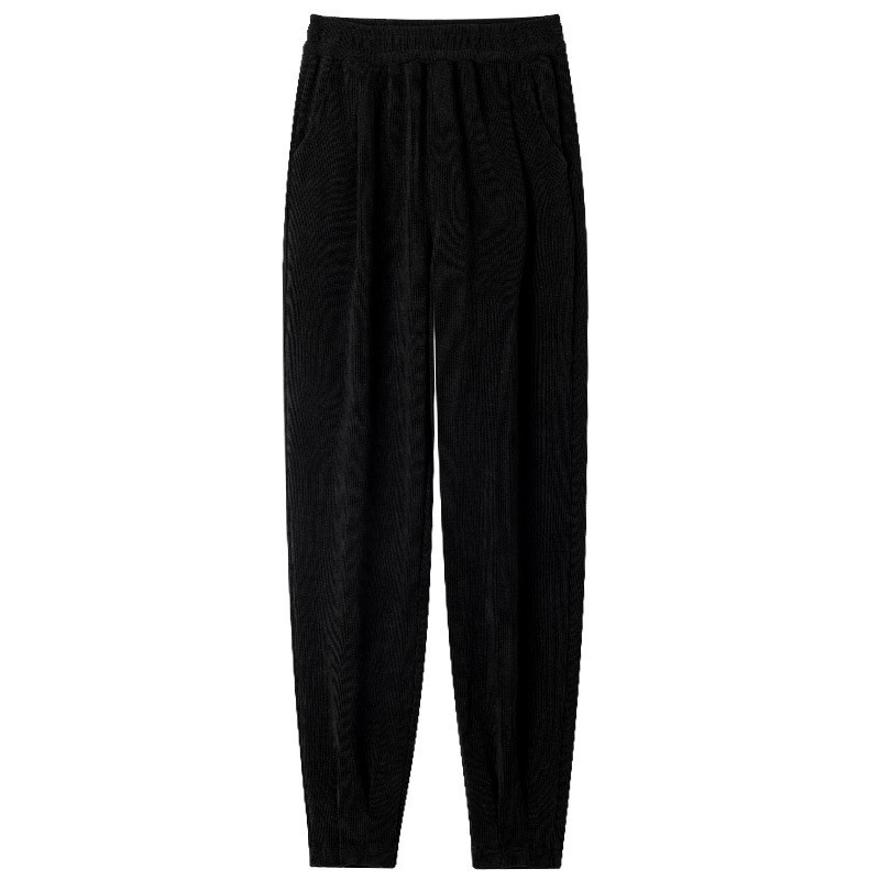 Loose women's fleece thickened autumn and winter 2024 new fashion sweatpants, spring and autumn tight-fitting Harun radish slimming casual pants Item Picture