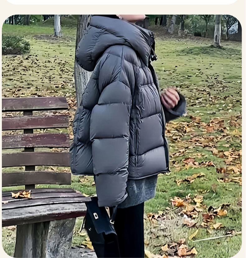泡芙羽绒服女2025冬季新款短款外套鸭绒高充绒量高级感平湖批发详情14