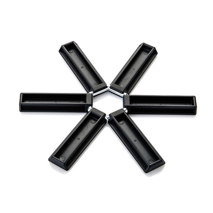 创意隔热垫餐白底实物图