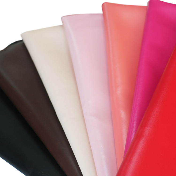 The manufacturer directly supplies the pu leather fabric in the spot of artificial leather spunlaced soles with color edge and plain 138 lines inside the bag shoe leather Item Picture