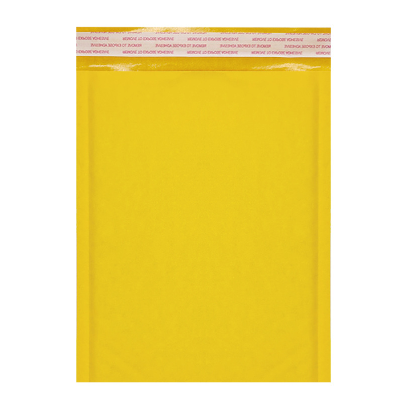 Yellow kraft paper bubble envelope bag, thickened packaging material, foam envelope, logistics packaging, shockproof express bag Item Picture