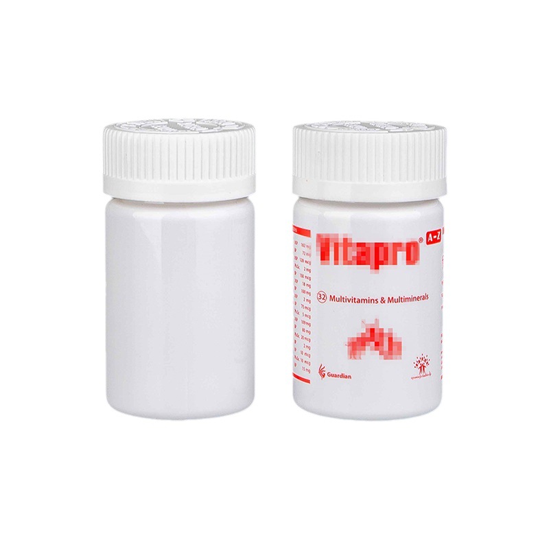The manufacturer supplies 60MLPET milky white plastic bottles for liquid/solid medicine, tablet round bottles, pressed tablets and candy bottles Item Picture