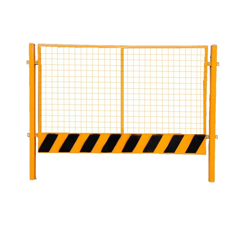 Foundation pit guardrail, mud pool mobile safety fence, construction site isolation edge fence, fence, foundation pit protection net Item Picture