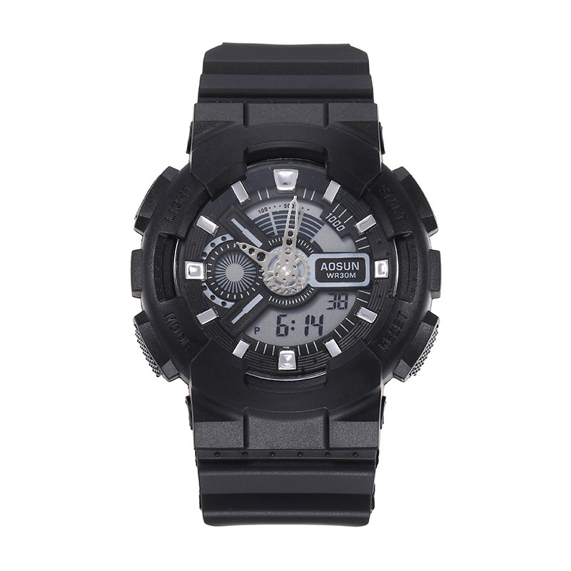 The 2021 new summer Unicorn ins dual-movement watch for men and women, a simple and elegant water-resistant watch for primary and secondary school students Item Picture