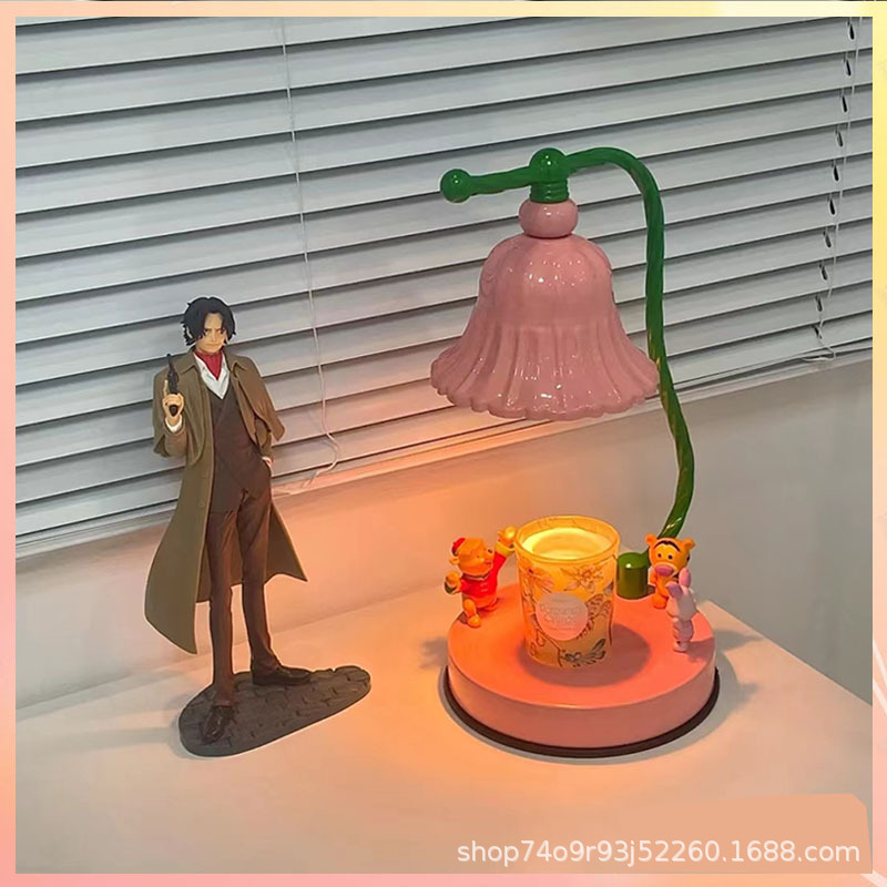 Melting Wax Lamp Lily Of The Valley Aroma Candle Melting Candle Light Can Be Dimmed Ins Girl Pink Retro Atmosphere Lamp Net Red Specification drawing